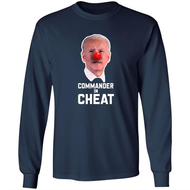 Joe Biden Commander in Cheat Tee Shirt Joe Biden Commander in Cheat Tee Shirt