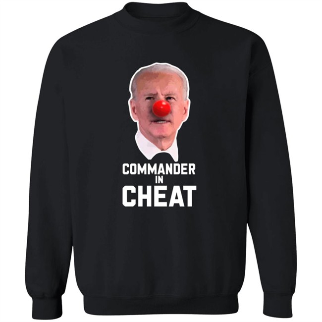 Joe Biden Commander in Cheat Tee Shirt Joe Biden Commander in Cheat Tee Shirt