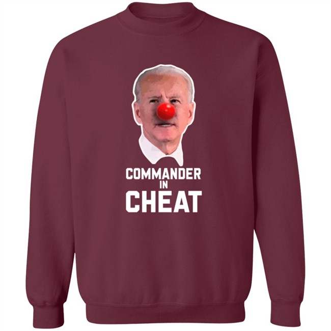 Joe Biden Commander in Cheat Tee Shirt Joe Biden Commander in Cheat Tee Shirt