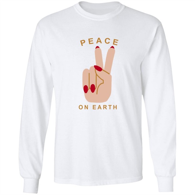 Peace On Earth Sweatshirt Peace On Earth Sweatshirt