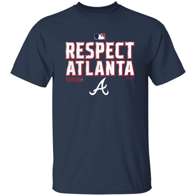 Atlanta Braves Fanatics Branded Navy 2020 Postseason Locker Room T-Shirt Atlanta Braves Fanatics Branded Navy 2020 Postseason Locker Room T-Shirt