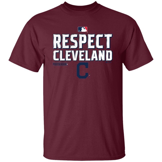 Cleveland Indians Fanatics Branded Red 2020 Postseason Locker Room T-Shirt Cleveland Indians Fanatics Branded Red 2020 Postseason Locker Room T-Shirt