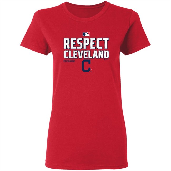Cleveland Indians Fanatics Branded Red 2020 Postseason Locker Room T-Shirt Cleveland Indians Fanatics Branded Red 2020 Postseason Locker Room T-Shirt