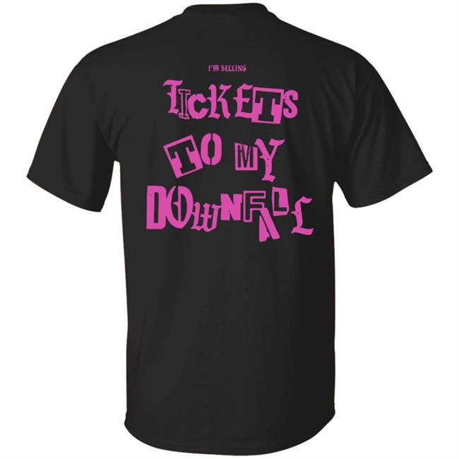 Mgk Merch Black Tickets Tee + Tickets To My Downfall Mgk Merch Black Tickets Tee + Tickets To My Downfall