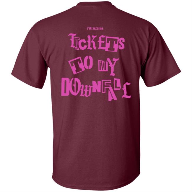 Mgk Merch Black Tickets Tee + Tickets To My Downfall Mgk Merch Black Tickets Tee + Tickets To My Downfall