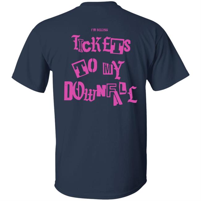 Mgk Merch Black Tickets Tee + Tickets To My Downfall Mgk Merch Black Tickets Tee + Tickets To My Downfall