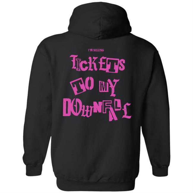 Mgk Merch Black Tickets Tee + Tickets To My Downfall Mgk Merch Black Tickets Tee + Tickets To My Downfall