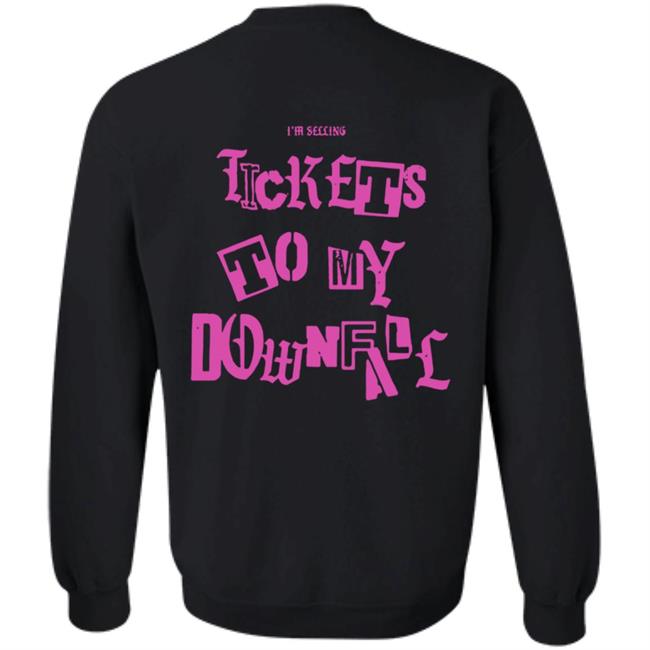 Mgk Merch Black Tickets Tee + Tickets To My Downfall Mgk Merch Black Tickets Tee + Tickets To My Downfall