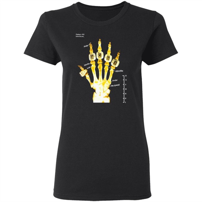 Kobe Bryant Broken Not Beaten Black X Ray Rings T Shirt Hoodie Kobe Bryant Broken Not Beaten Black X Ray Rings T Shirt Hoodie