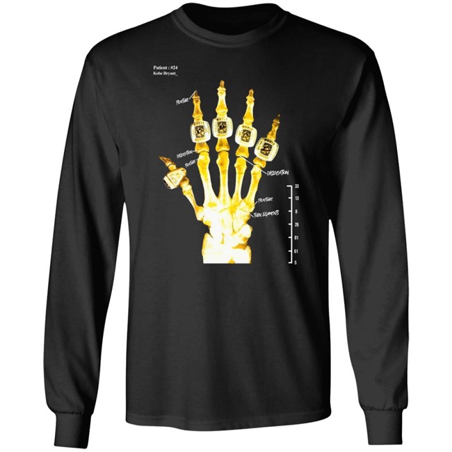 Kobe Bryant Broken Not Beaten Black X Ray Rings T Shirt Hoodie Kobe Bryant Broken Not Beaten Black X Ray Rings T Shirt Hoodie