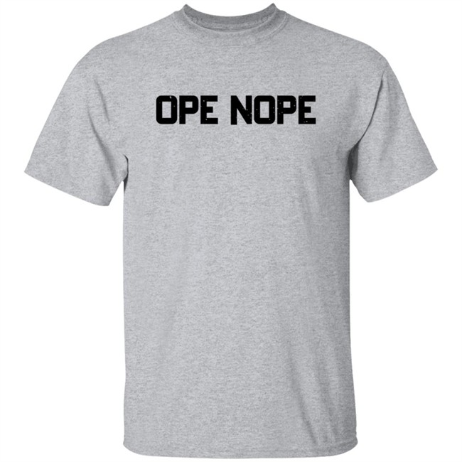 Manitowo Minute Merch Ope Nope Tee