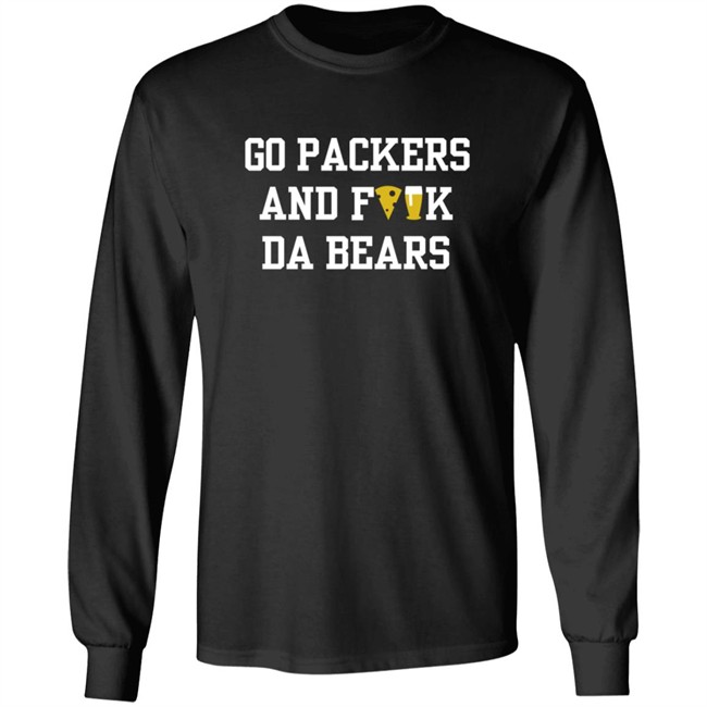 Manitowoc Minute Merch Go Packers and Fuck Da Bears Tee Manitowoc Minute Merch Go Packers and Fuck Da Bears Tee