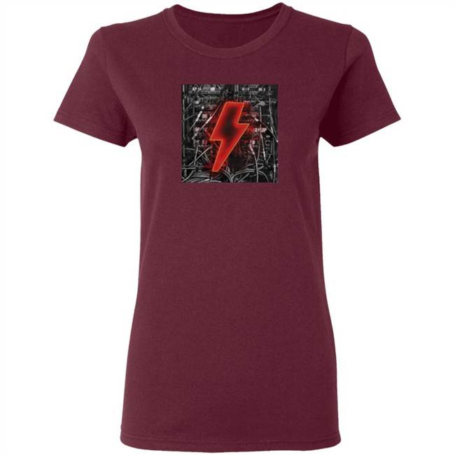 ACDC Merch Bolt N' Wires Black T Shirt Hoodie ACDC Merch Bolt N' Wires Black T Shirt Hoodie