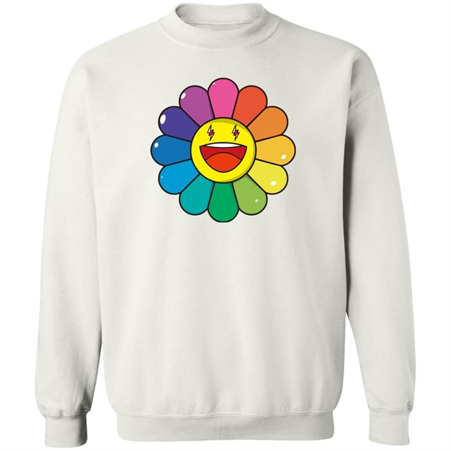 Rainbow Flower Shirt Hoodie Rainbow Flower Shirt Hoodie