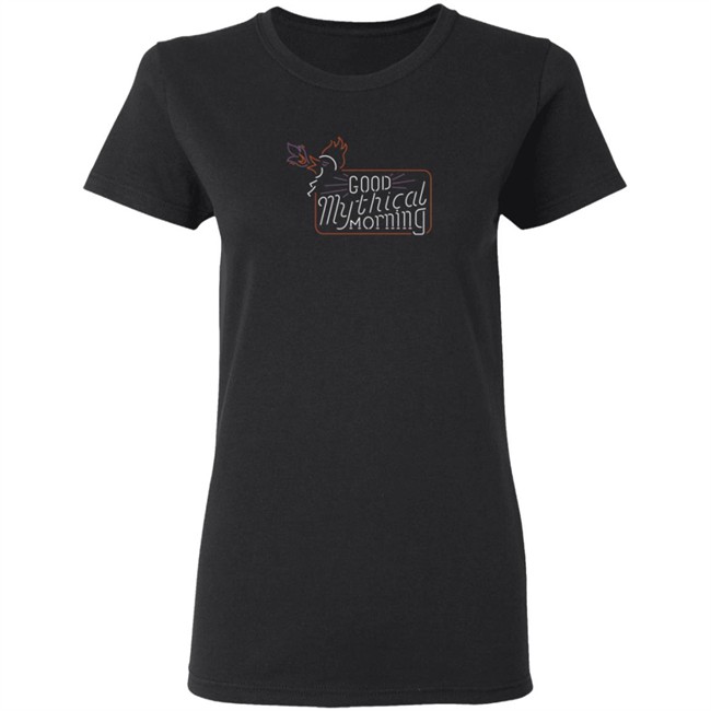 Mythical Merch Gmm Cockatrice Neon Sign Tee Mythical Merch Gmm Cockatrice Neon Sign Tee