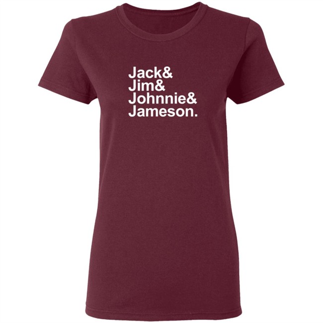 Jack Jim Johnnie Jameson Tee Shirt Jack Jim Johnnie Jameson Tee Shirt