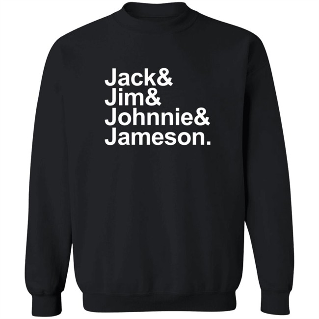 Jack Jim Johnnie Jameson Tee Shirt Jack Jim Johnnie Jameson Tee Shirt