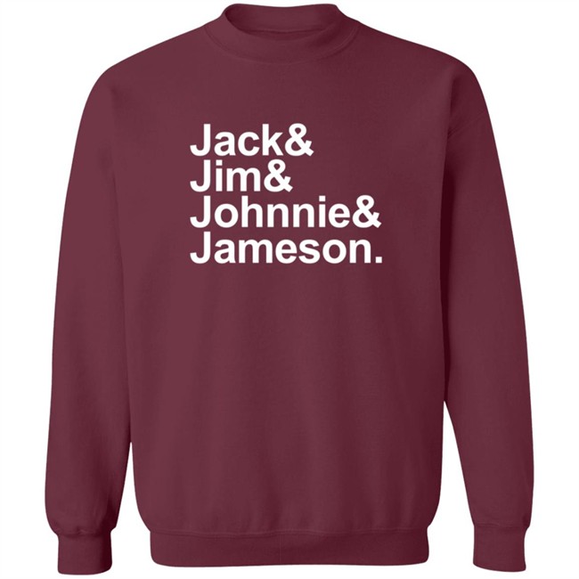 Jack Jim Johnnie Jameson Tee Shirt Jack Jim Johnnie Jameson Tee Shirt