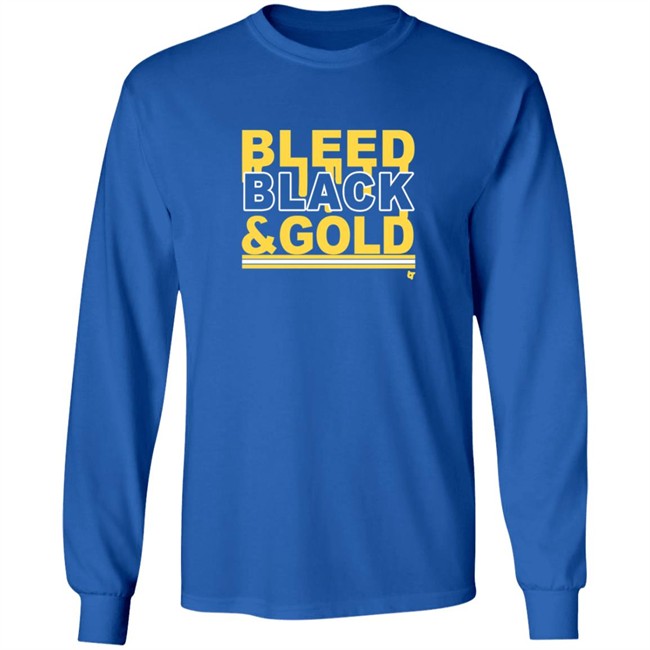 Bleed Black And Gold T Shirt Hoodie Bleed Black And Gold T Shirt Hoodie