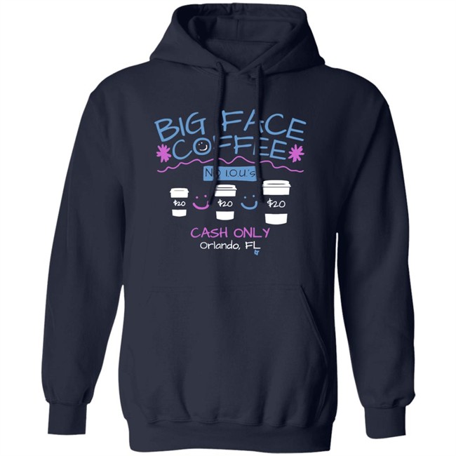 Big Face Coffee Merch T Shirt Big Face Coffee Merch T Shirt