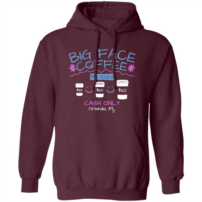 Big Face Coffee Merch T Shirt Big Face Coffee Merch T Shirt