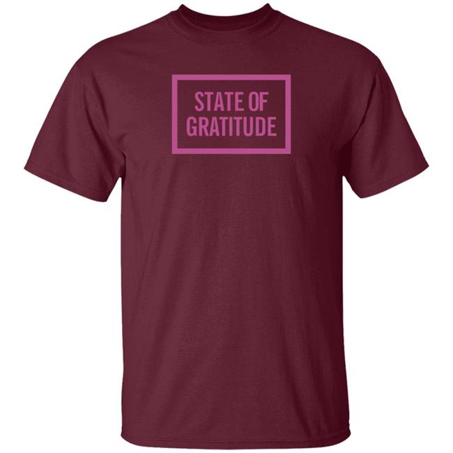 State Of Gratitude Shirt Hoodie State Of Gratitude Shirt Hoodie