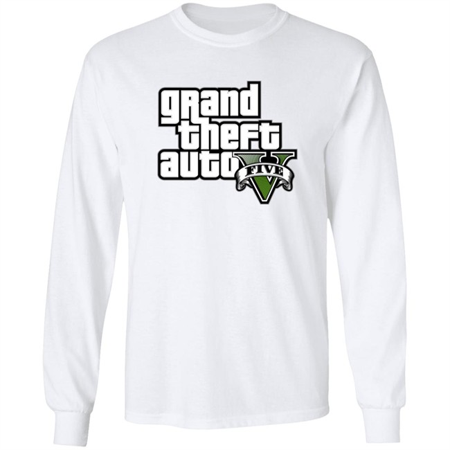 Grand Theft Auto V Logo Tee Shirt Hoodie Grand Theft Auto V Logo Tee Shirt Hoodie
