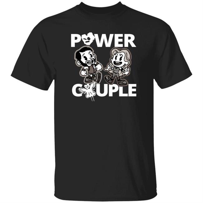 LeRae Power Couple Cartoon Tee Shirt Hoodie