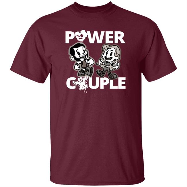 LeRae Power Couple Cartoon Tee Shirt Hoodie LeRae Power Couple Cartoon Tee Shirt Hoodie