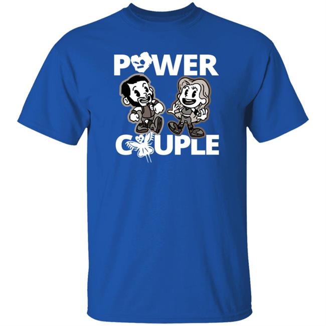 LeRae Power Couple Cartoon Tee Shirt Hoodie LeRae Power Couple Cartoon Tee Shirt Hoodie