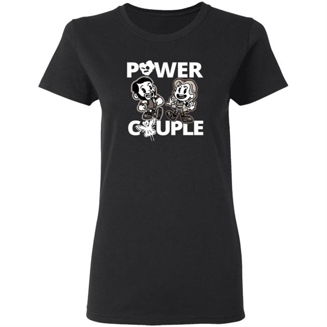 LeRae Power Couple Cartoon Tee Shirt Hoodie LeRae Power Couple Cartoon Tee Shirt Hoodie