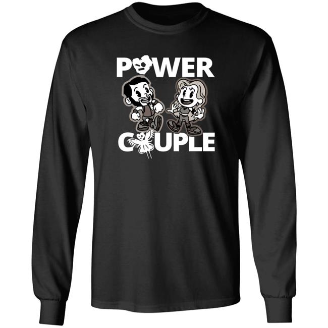 LeRae Power Couple Cartoon Tee Shirt Hoodie LeRae Power Couple Cartoon Tee Shirt Hoodie