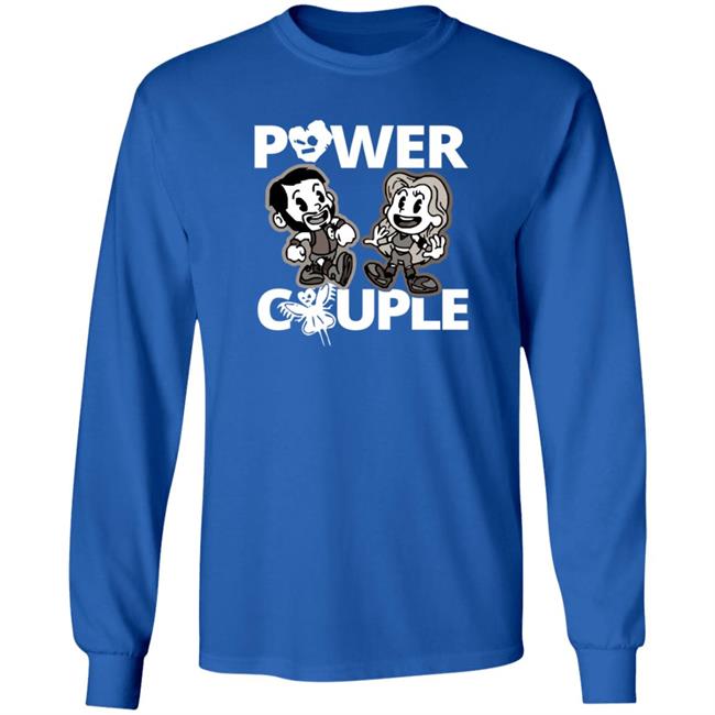 LeRae Power Couple Cartoon Tee Shirt Hoodie LeRae Power Couple Cartoon Tee Shirt Hoodie