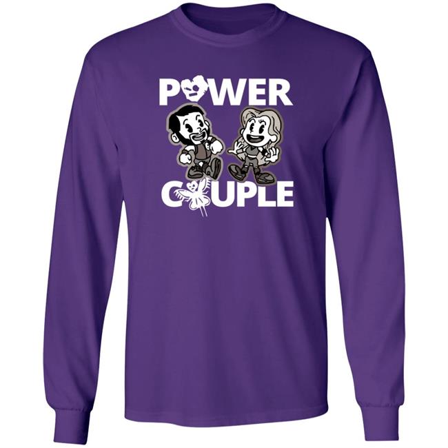 LeRae Power Couple Cartoon Tee Shirt Hoodie LeRae Power Couple Cartoon Tee Shirt Hoodie