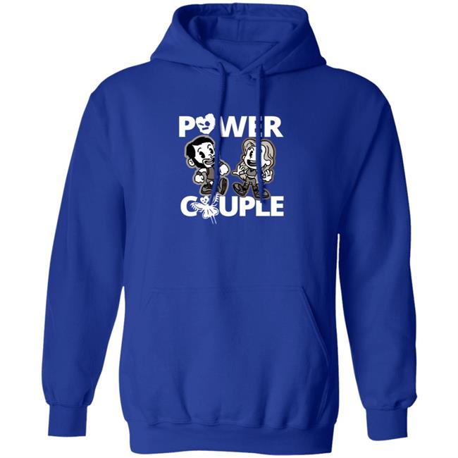 LeRae Power Couple Cartoon Tee Shirt Hoodie LeRae Power Couple Cartoon Tee Shirt Hoodie