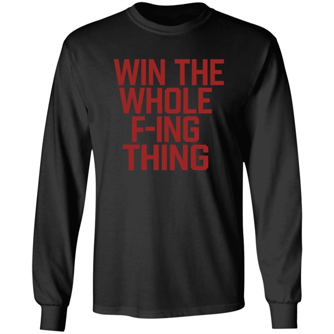 Win The Whole F'ing Thing Shirt Win The Whole F'ing Thing Retro Major League Cleveland Indians T Shirt Win The Whole F'ing Thing Shirt Win The Whole F'ing Thing Retro Major League Cleveland Indians T Shirt