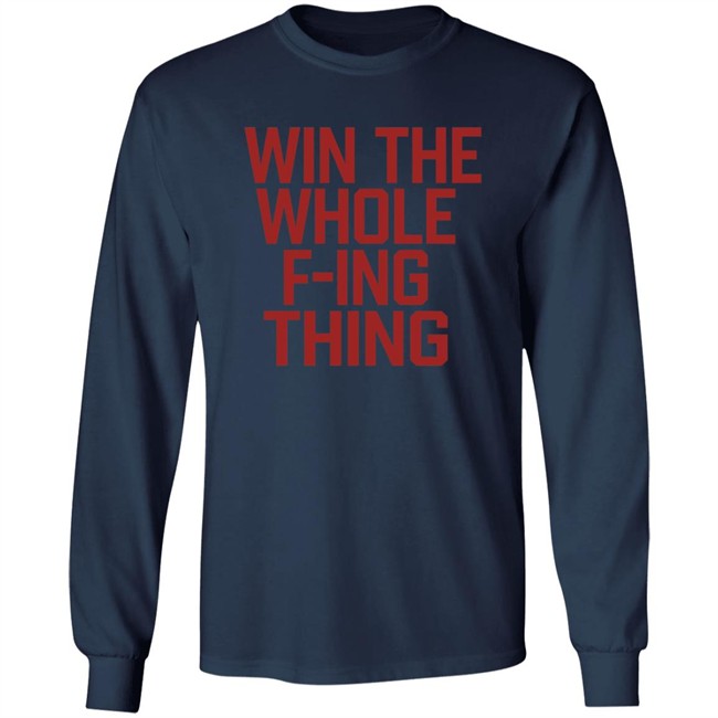 Win The Whole F'ing Thing Shirt Win The Whole F'ing Thing Retro Major League Cleveland Indians T Shirt Win The Whole F'ing Thing Shirt Win The Whole F'ing Thing Retro Major League Cleveland Indians T Shirt