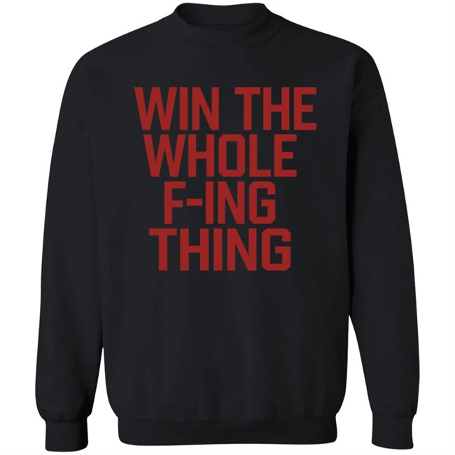 Win The Whole F'ing Thing Shirt Win The Whole F'ing Thing Retro Major League Cleveland Indians T Shirt Win The Whole F'ing Thing Shirt Win The Whole F'ing Thing Retro Major League Cleveland Indians T Shirt