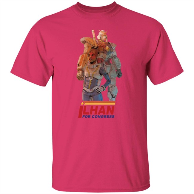 Ilhan Omar Gundam Pilot by Ben Sawyer Shirt Hoodie Ilhan Omar Gundam Pilot by Ben Sawyer Shirt Hoodie