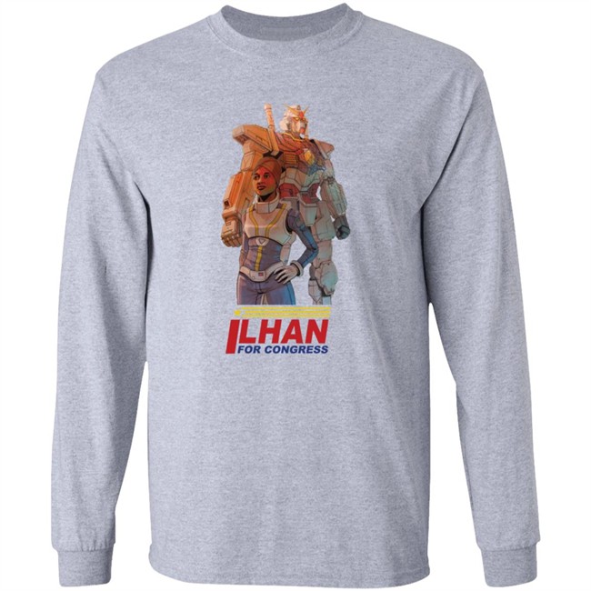 Ilhan Omar Gundam Pilot by Ben Sawyer Shirt Hoodie Ilhan Omar Gundam Pilot by Ben Sawyer Shirt Hoodie