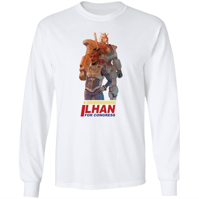 Ilhan Omar Gundam Pilot by Ben Sawyer Shirt Hoodie Ilhan Omar Gundam Pilot by Ben Sawyer Shirt Hoodie