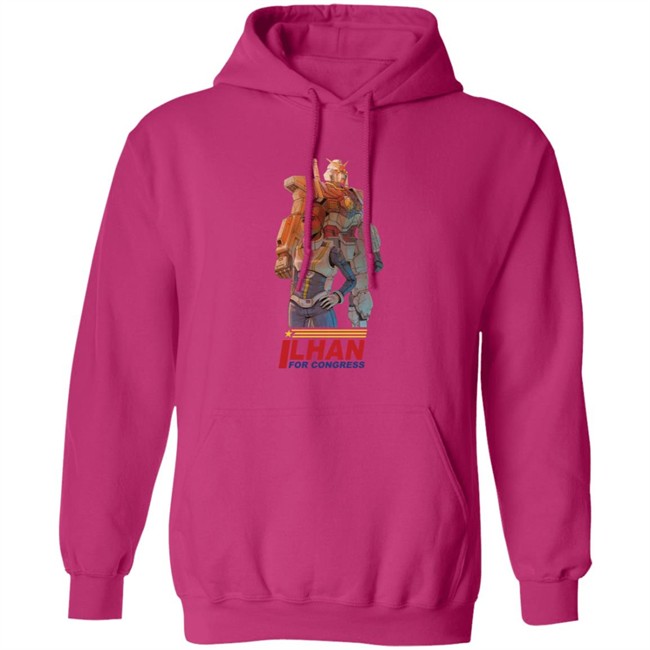 Ilhan Omar Gundam Pilot by Ben Sawyer Shirt Hoodie Ilhan Omar Gundam Pilot by Ben Sawyer Shirt Hoodie