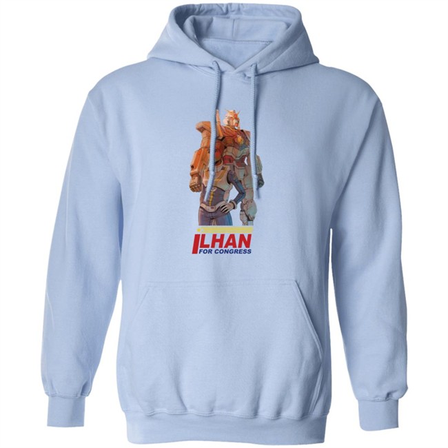Ilhan Omar Gundam Pilot by Ben Sawyer Shirt Hoodie Ilhan Omar Gundam Pilot by Ben Sawyer Shirt Hoodie