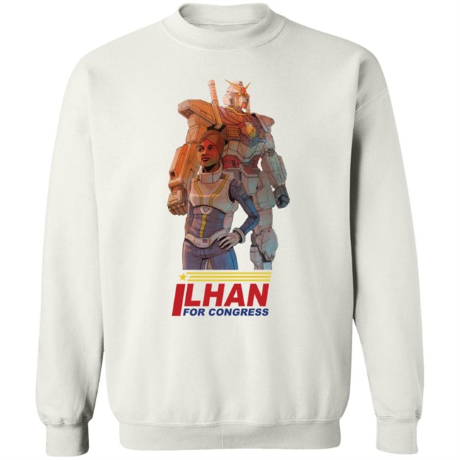 Ilhan Omar Gundam Pilot by Ben Sawyer Shirt Hoodie Ilhan Omar Gundam Pilot by Ben Sawyer Shirt Hoodie