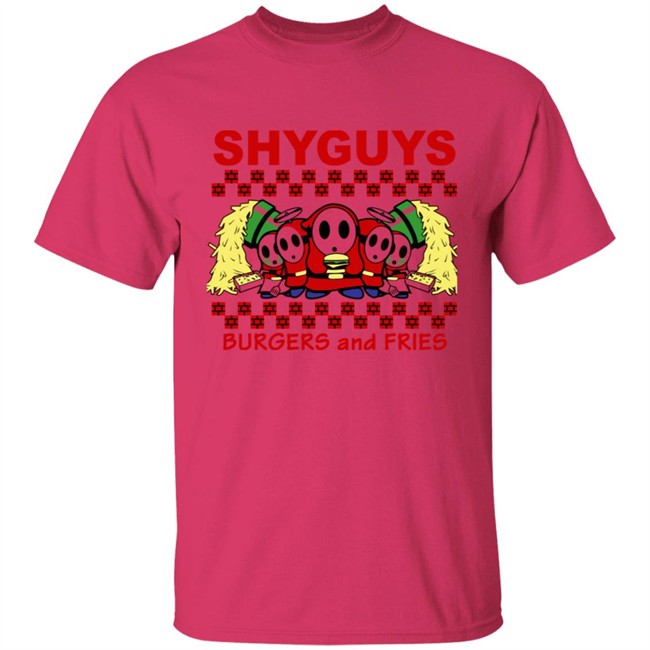 Shyguys Burgers and Fries T Shirt Hoodie Shyguys Burgers and Fries T Shirt Hoodie