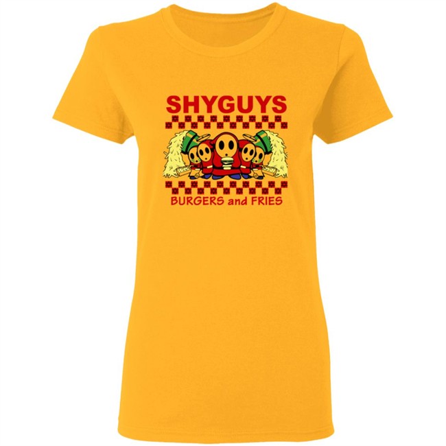 Shyguys Burgers and Fries T Shirt Hoodie Shyguys Burgers and Fries T Shirt Hoodie
