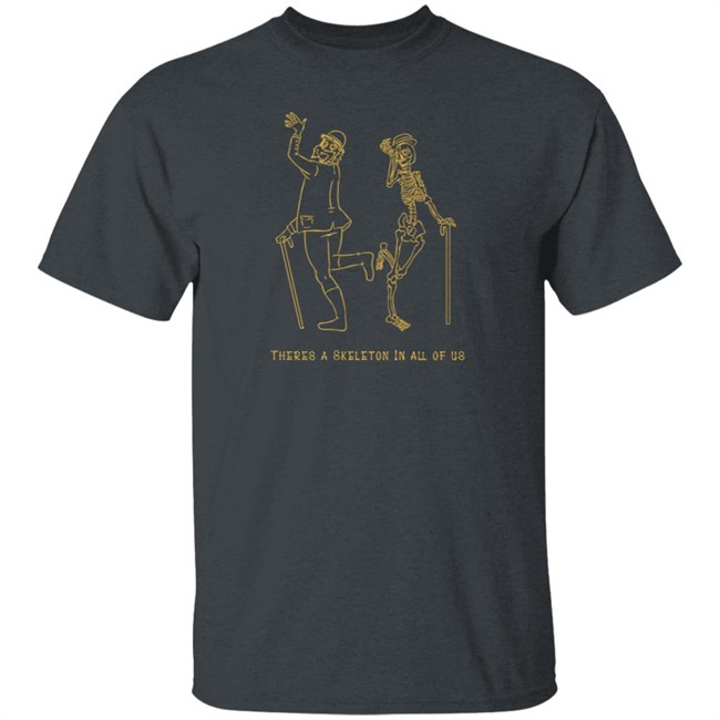 Skeleton Jervis Black by CrossinBean Black Tee Shirt Skeleton Jervis Black by CrossinBean Black Tee Shirt