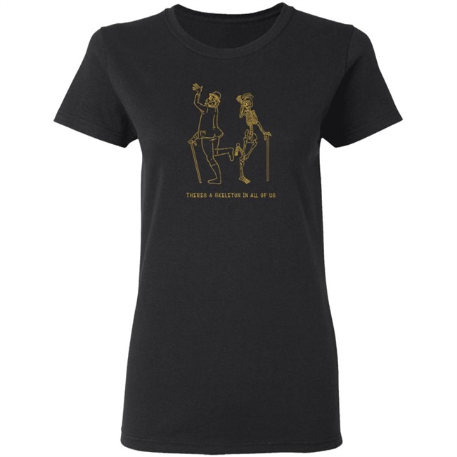 Skeleton Jervis Black by CrossinBean Black Tee Shirt Skeleton Jervis Black by CrossinBean Black Tee Shirt