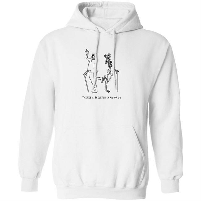 Merchboi Theres a Skeleton in All of Us Orange by CrossinBean Tee Shirt Merchboi Theres a Skeleton in All of Us Orange by CrossinBean Tee Shirt