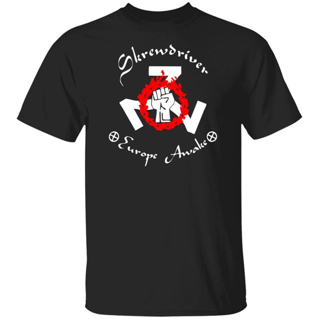Shane Burley Skrewdriver Europe Tee Shirt